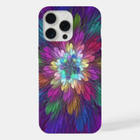 Colourful Psychedelic Flower Abstract Fractal Art