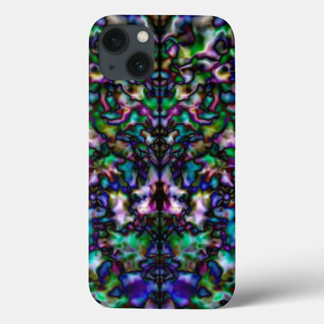 Colourful psychedelic kaleidoscope Case-Mate iPhone case (Back)