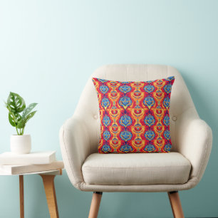 Colourful Psychedelic Pattern Cushion