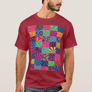 Colourful Psychedelic Retro Graphic T-Shirt | Vint
