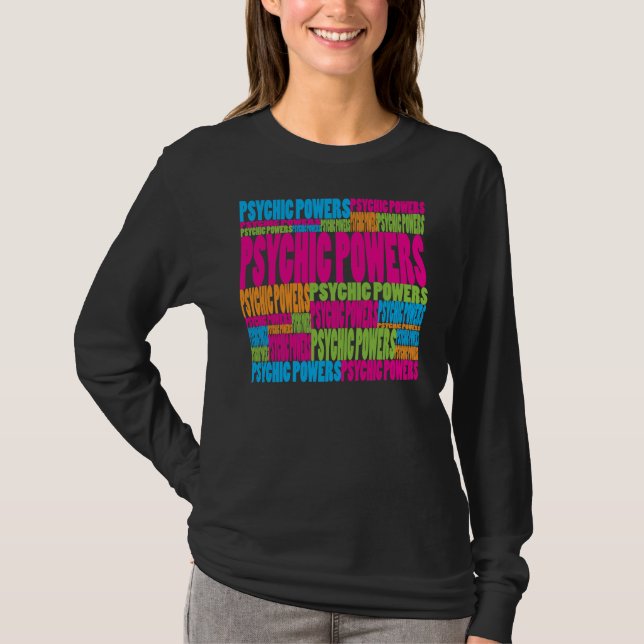 Colourful Psychic Powers T-Shirt (Front)