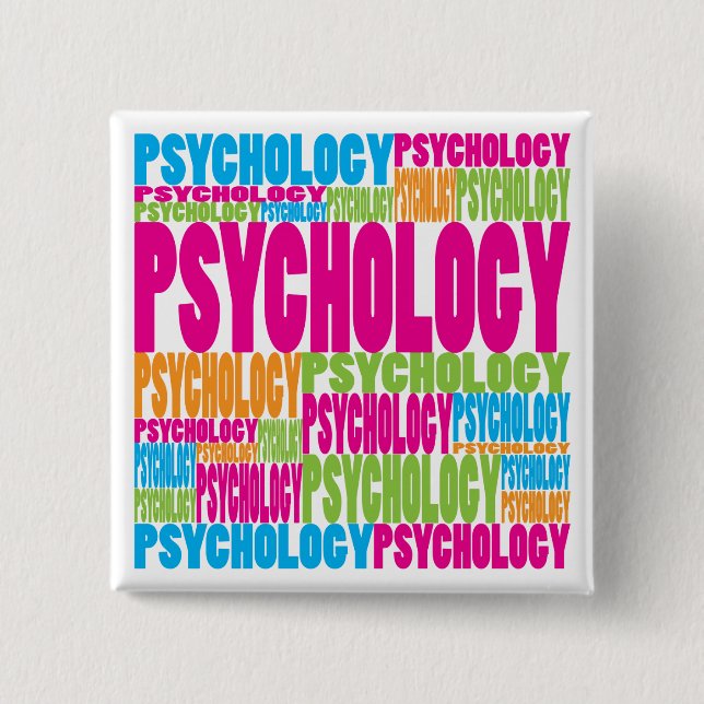 Colourful Psychology 15 Cm Square Badge (Front)