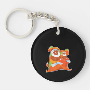 Colourful Pug - Pop Art Funny Artistic Pug Lover Key Ring