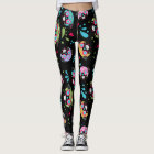 Colourful Pug Sugar Skulls Pattern