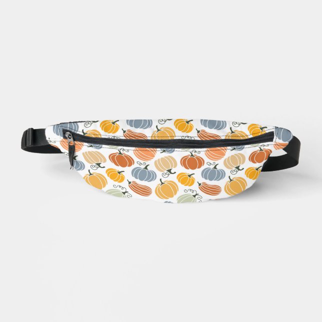 Colourful Pumpkin Gourd Pattern Bum Bags (Front)