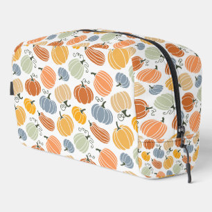 Colourful Pumpkin Gourd Pattern Dopp Kit