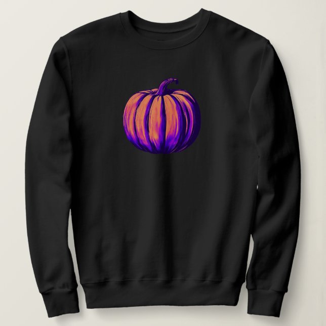 Colourful Pumpkin  Sweatshirt (Design Front)
