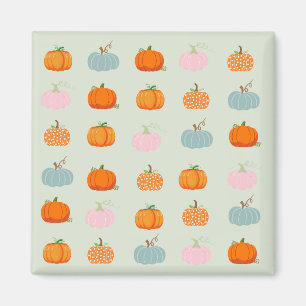  Colourful Pumpkins Magnet