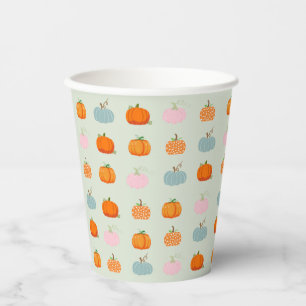  Colourful Pumpkins Paper Cups