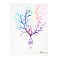 Colourful Purkinke neuron