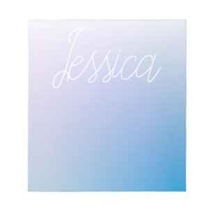 Colourful Purple Blue Ombre Gradients & Your Scrip Notepad