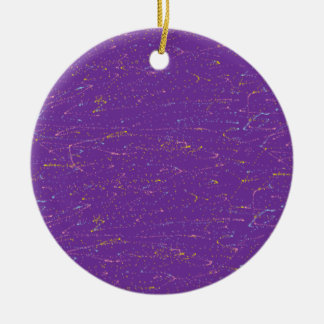 Colourful Purple Ceramic Tree Decoration