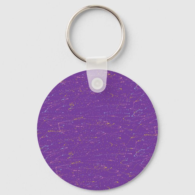 Colourful Purple Key Ring (Front)