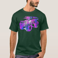 Colourful Purple Monster Truck Art196