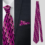 Colourful Purple Stripes Pattern          Tie<br><div class="desc">Colourful Purple Stripes Pattern neck tie.</div>