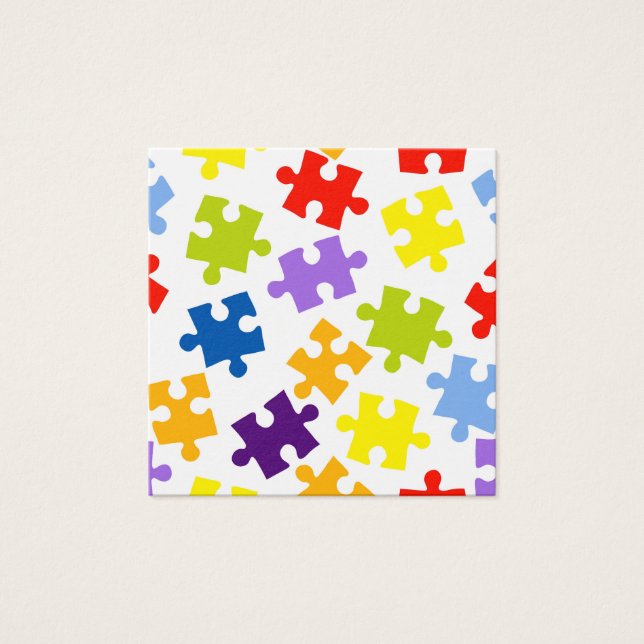 Colourful puzzle pattern (Front)