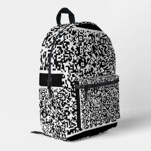 Colourful QR Code Backpack Your Colours Personalis