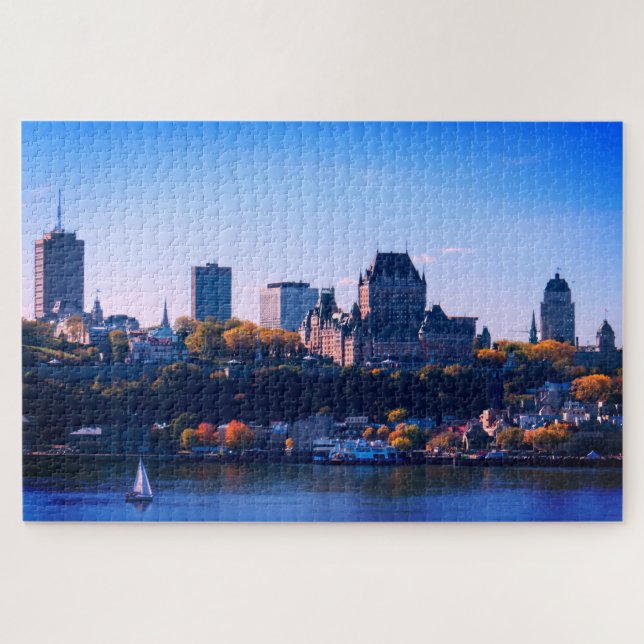 Colourful Quebec City Jigsaw Puzzle (Horizontal)