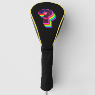 Colourful Question Mark? Golf Head Cover