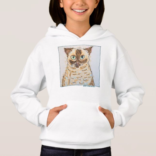 Colourful Quirky Cat Portrait (Front)