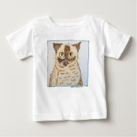 Colourful Quirky Cat Portrait