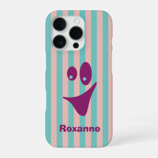 Colourful Quirky Funny Face iPhone 16 Pro Case