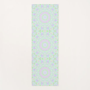 Colourful Quirky Groovy Eclectic Pastel Mandala Yoga Mat