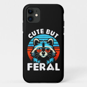 Colourful Racoon With Sunglasses Racoon Case-Mate iPhone Case