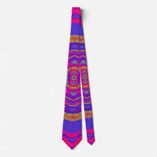 Colourful Radial Pattern Tie
