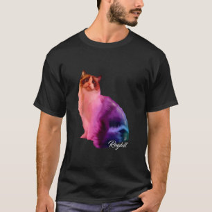 Colourful Ragdoll Cat Funny Kitties Kitten Owner T-Shirt