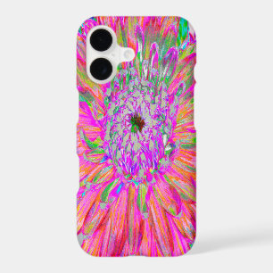 Colourful Rainbow Abstract Decorative Dahlia Flowe