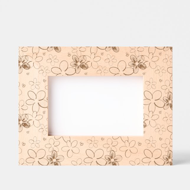 colourful rainbow bright flowers bumble bees flora etched frames (Front)
