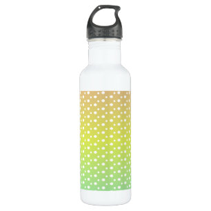 Colourful rainbow bubble gradient 710 ml water bottle