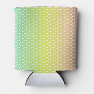 Colourful rainbow bubble gradient can cooler