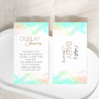 Colourful Rainbow Clouds Baby Shower Display Showe