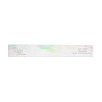 Colourful Rainbow Clouds Baby Shower Return Addres