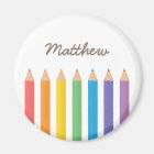 Colourful Rainbow Colouring Pencils School Kids