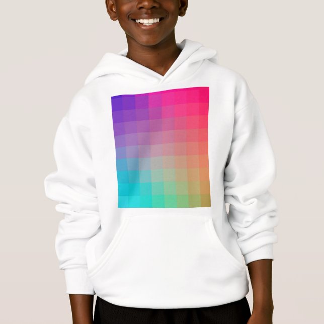 Colourful Rainbow Colours Gradient Design (Front)