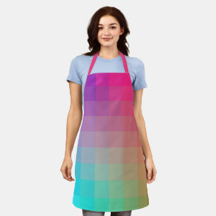 Colourful Rainbow Colours Gradient Design Apron
