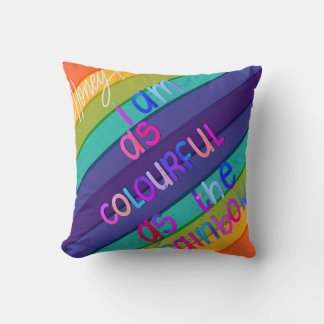 Colourful Rainbow  Cushion