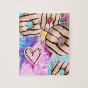 Colourful Rainbow Doughnut Puzzle