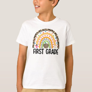 Colourful Rainbow First Grade T-Shirt