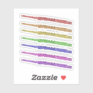 Colourful Rainbow Flutes