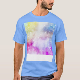 Colourful Rainbow Galaxy Pattern T-Shirt