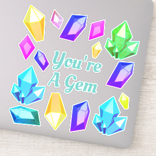 Colourful Rainbow Gemstones Geodes You're A Gem