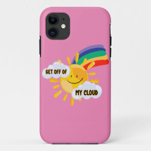 Colourful Rainbow Get Off of My Cloud  Case-Mate iPhone Case