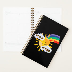 Colourful Rainbow Get Off of My Cloud Planner