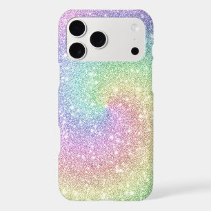 Colourful Rainbow Glitter Spiral Trendy