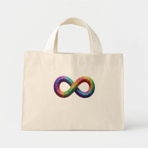 Colourful Rainbow Infinity Tote Bag