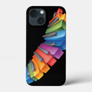 Colourful Rainbow Keyboard Musician iPhone 13 Mini Case